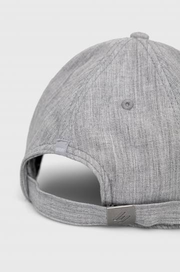 Кепка Superdry цвет серый с аппликацией Кепка Superdry цвет серый с аппликацией