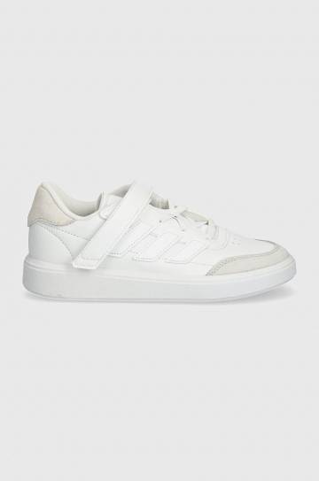 Детские кроссовки adidas COURTBLOCK EL C цвет белый ID6507 Детские кроссовки adidas COURTBLOCK EL C цвет белый ID6507