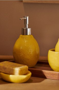 Дозатор для мила - жовтий