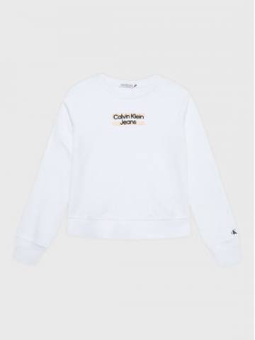 Calvin Klein Jeans Світшот Hero Logo IG0IG01936 Білий Regular Fit Calvin Klein Jeans Світшот Hero Logo IG0IG01936 Білий Regular Fit