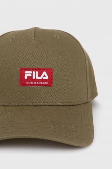 Кепка Fila цвет зелёный с аппликацией Кепка Fila цвет зелёный с аппликацией