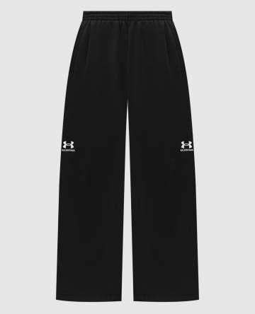 Черные спортивные штаны Baggy с вышивкой логотипа Черные спортивные штаны Baggy с вышивкой логотипа