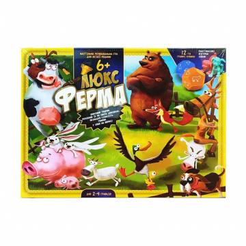 Настольная игра Danko Toys Ферма Люкс, от 6 лет (G-FL-UA-01-01) Настольная игра Danko Toys Ферма Люкс, от 6 лет (G-FL-UA-01-01)