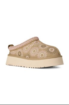 Замшевые тапочки UGG W Tazz Sun Stitch