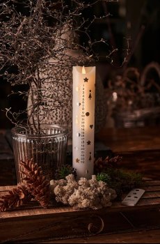 Праздничная светодиодная свеча Sirius Sara