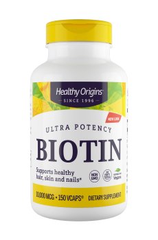 Биотин Healthy Origins Biotin Ultra Protency, 10000 мкг, 150 капсул