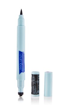 Подводка-маркер для глаз со штампом GlamBee Стрелка, черная, 1.3 г