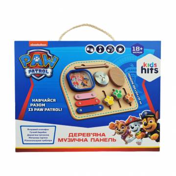 Игрушка KidsHits Paw Patrol Деревянная музыкальная панель, 27.5*3.5*22.5 см, от 1.5 года (KH20/041) Игрушка KidsHits Paw Patrol Деревянная музыкальная панель, 27.5*3.5*22.5 см, от 1.5 года (KH20/041)