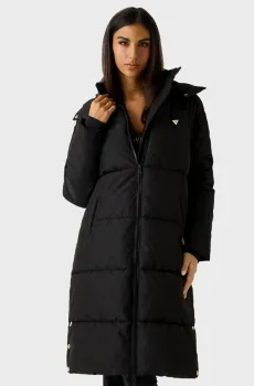Женская черная куртка с узором Черный M Guess V5BL08.WGLW2;FJ9G