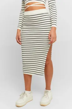 Женская белая юбка в полоску Белый XS Tally Weijl SSKVISEVINA