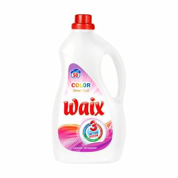 Средство для стирки WAIX Color для цветных вещей, 50 стирок, 3 л Средство для стирки WAIX Color для цветных вещей, 50 стирок, 3 л