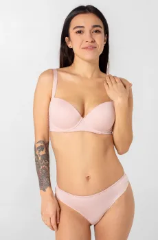 Женские пудровые трусики Розовый M brabrabra SLZ24002005