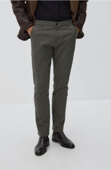 Reserved - Картаті штани-чиноси - темно-зелений - 262BK-79M