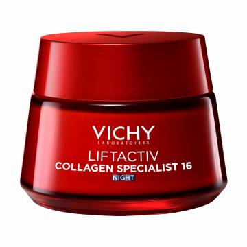 Ночной антивозрастной крем-уход для лица Vichy Liftactiv Collagen Specialist Night Cream с эффектом коррекции морщин, 50 мл Ночной антивозрастной крем-уход для лица Vichy Liftactiv Collagen Specialist Night Cream с эффектом коррекции морщин, 50 мл