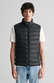 Мужской черный пуховой жилет LIGHT DOWN VEST Черный L Gant 7006299