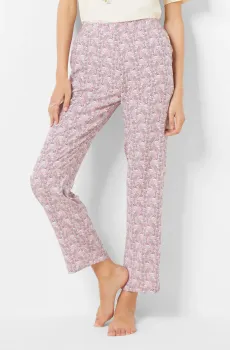 Женские розовые брюки с узором CEBANE Розовый XS Etam 6541164
