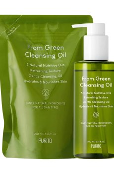 Набор для лица Purito From Green Cleansing Oil Set (гидрофильное масло, 200 мл + гидрофильное масло, 200 мл (дой-пак))