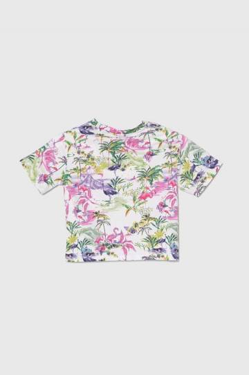 Детская футболка Guess цвет зелёный