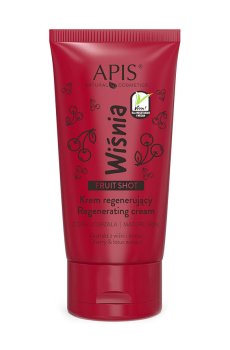 Уценка! Регенерирующий крем для лица Apis Natural Cosmetics Fruit Shot Regenerating Cream с ароматом вишни, 50 мл