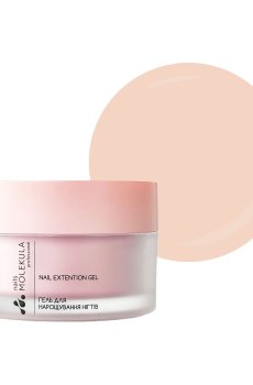Гель для наращивания ногтей Nails Molekula Professional Builder Gel Mousse, MB209 Peach Nude, 15 мл