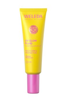 Солнцезащитный крем-флюид для лица Weleda UV Glow Fluid, SPF 30, 30 мл