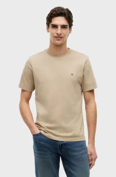 Мужская бежевая футболка SEASONAL Бежевый XL Tommy Hilfiger MW0MW39995