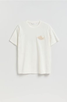 Reserved - Футболка comfort fit - кремовий - 831JM-01X