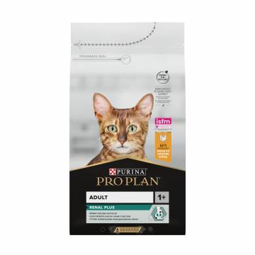 Сухой корм для взрослых кошек Pro Plan Adult 1+ Renal Plus с курицей, 1.5 кг Сухой корм для взрослых кошек Pro Plan Adult 1+ Renal Plus с курицей, 1.5 кг