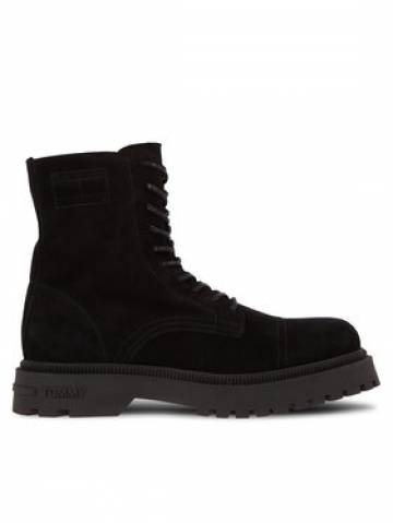Tommy Jeans Черевики туристичні Tjm Casual Boot Suede EM0EM01336 Чорний Tommy Jeans Черевики туристичні Tjm Casual Boot Suede EM0EM01336 Чорний
