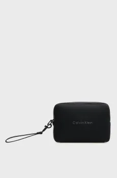 Мужской черный кошелек BOLD POUCH W/ HANDLE Черный ONESIZE Calvin Klein LV04D1257G