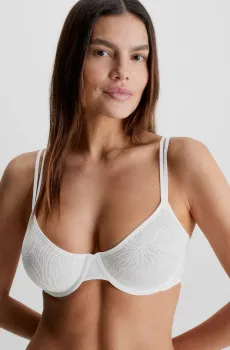 Женский белый бюстгальтер UNLINED DEMI Белый 32B Calvin Klein 000QF7103E