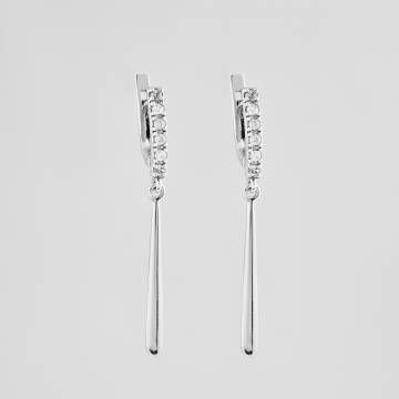 Серебряные серьги Minimal 2297р Серебряные серьги Minimal 2297р