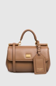 Коричневая кожаная сумка кросс-боди My Sicily