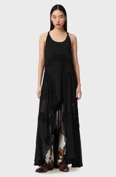 Женское черное платье DORINA Черный 8 AllSaints W153DE