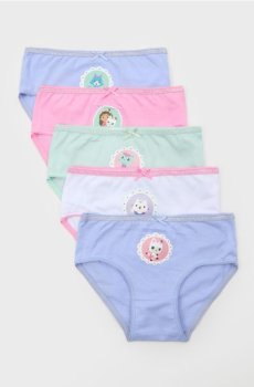 Класичні трусики, 5 пар Gabby Dollhouse - різнобарвний