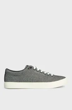Мужские серые кеды VULC LOW CORE CHAMBRAY Серый 43 Tommy Hilfiger FM0FM05389