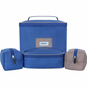 Набір косметичок Bagland Minimal 5 л. синій (0072466) Набір косметичок Bagland Minimal 5 л. синій (0072466)
