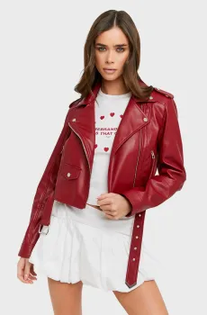 Женская красная косуха Basis Красный L Tally Weijl SJAPUTILOT