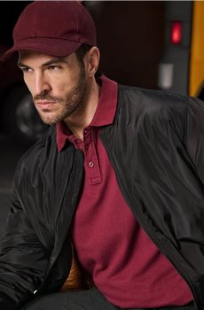 Сорочка поло - буряковий