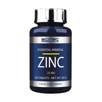 Цинк Scitec Nutrition Zinc 25 мг, 100 таблеток Цинк Scitec Nutrition Zinc 25 мг, 100 таблеток