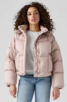 Женский пудровый пуховик Розовый L Levi’s® 003MD;0003