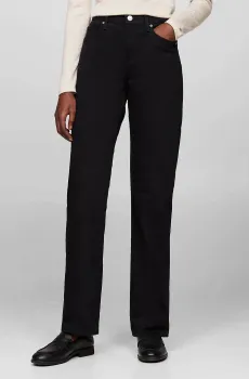 Женские черные джинсы CLASSIC STRAIGHT RW STAY BLACK Черный 28-32 Tommy Hilfiger WW0WW44116