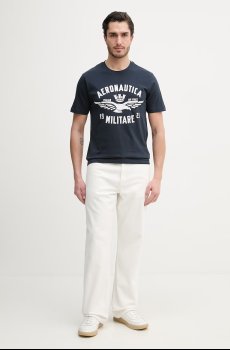 Хлопковая футболка Aeronautica Militare