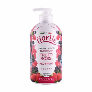 Жидкое мыло для рук Parisienne Fiorile Red Fruits Liquid Soap, 500 мл Жидкое мыло для рук Parisienne Fiorile Red Fruits Liquid Soap, 500 мл