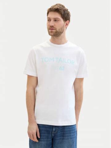 Tom Tailor Футболка 1041871 Білий Regular Fit Tom Tailor Футболка 1041871 Білий Regular Fit