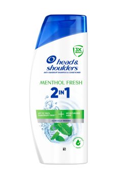 Шампунь и бальзам-ополаскиватель для волос 2 в 1 Head & Shoulders Menthol Fresh Свежесть ментола, против перхоти, 400 мл