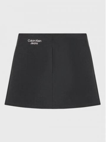Calvin Klein Jeans Спідниця трапеція Stack Logo IG0IG01998 Чорний Regular Fit Calvin Klein Jeans Спідниця трапеція Stack Logo IG0IG01998 Чорний Regular Fit