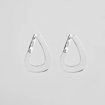 Серебряные серьги Minimal 520946 Серебряные серьги Minimal 520946