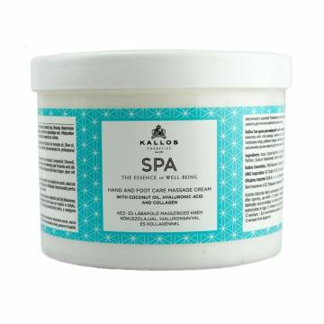 Массажный крем для рук и ног Kallos Cosmetics SPA Hand and Foot Care Massage Cream, 500 мл Массажный крем для рук и ног Kallos Cosmetics SPA Hand and Foot Care Massage Cream, 500 мл
