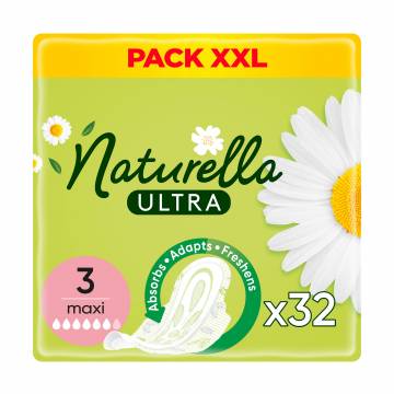 Гигиенические прокладки для критических дней NATURELLA Ultra Maxi, 32 шт Гигиенические прокладки для критических дней NATURELLA Ultra Maxi, 32 шт